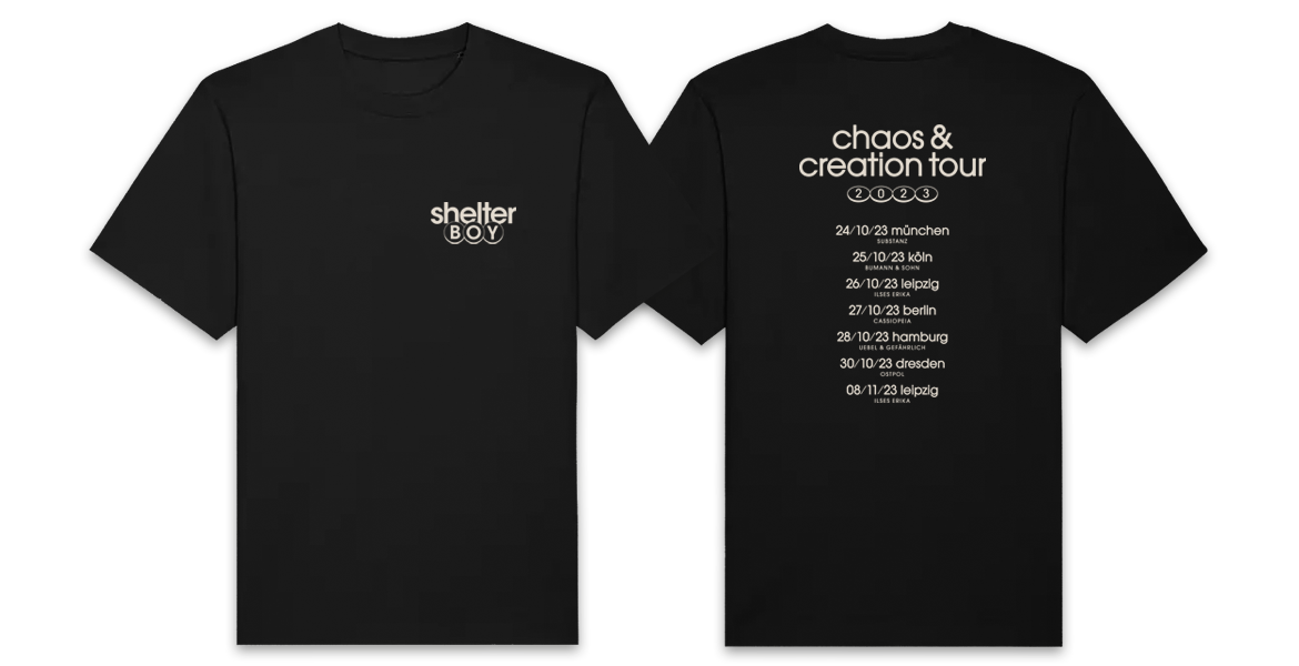  chaos & creation tour, Shirt 
